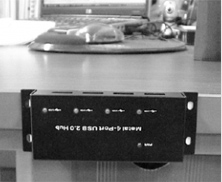 Metal 4 Port USB Hub-GC : US4W