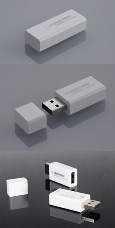 Metal 4 Port USB Hub-GC : US4W